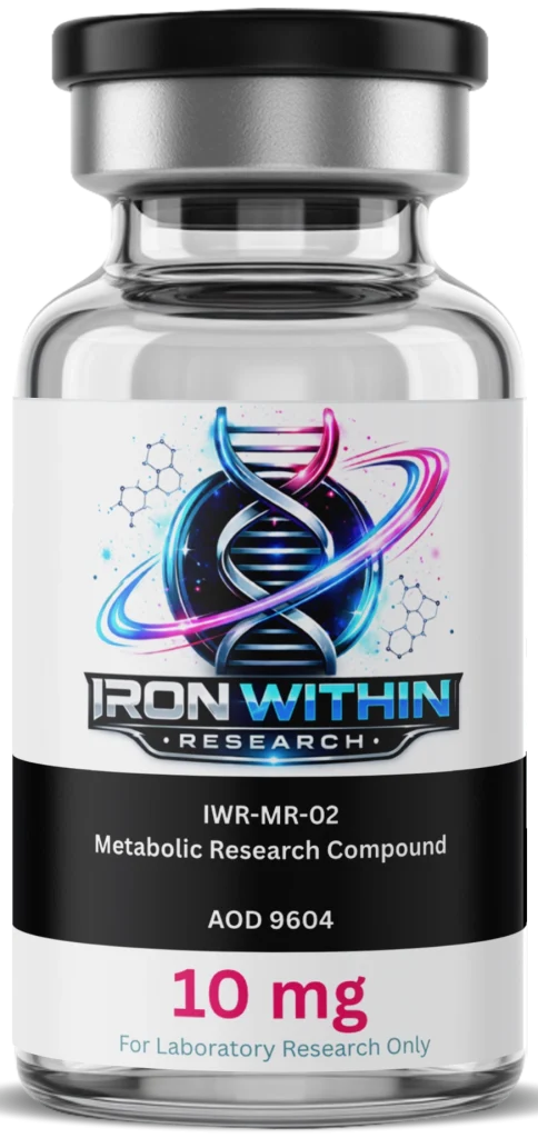 AOD 9604 10mg peptide bottle