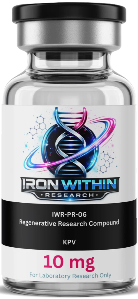 KPV Tripeptide 10mg Alpha-MSH Fragment Research Peptide bottle