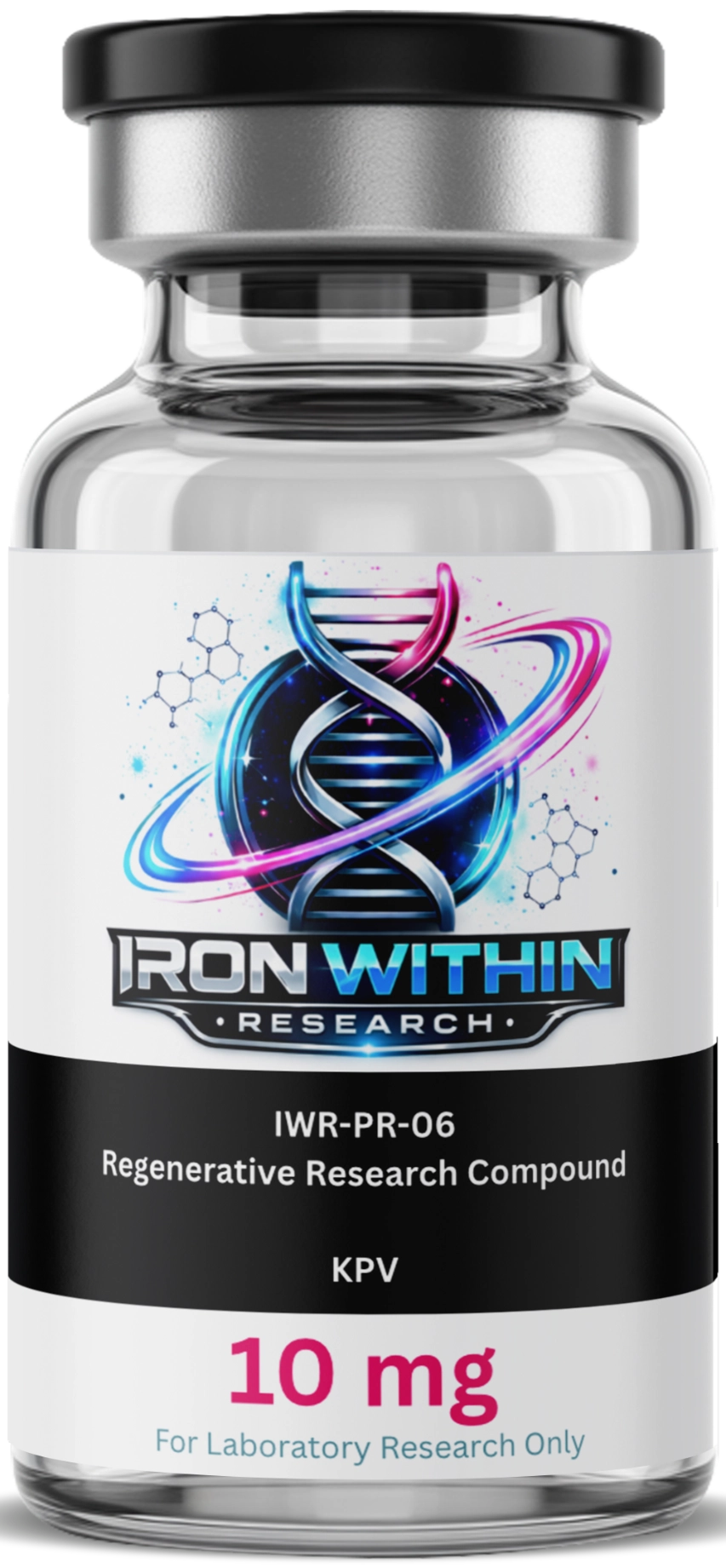 KPV Tripeptide 10mg Alpha-MSH Fragment Research Peptide bottle