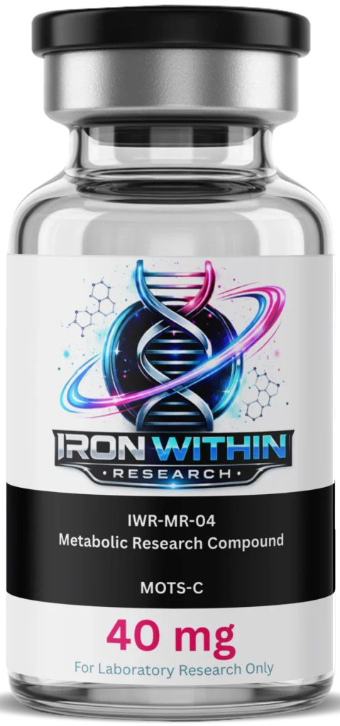 MOTS-c 40mg Mitochondrial-Derived Metabolic Research Peptide bottle