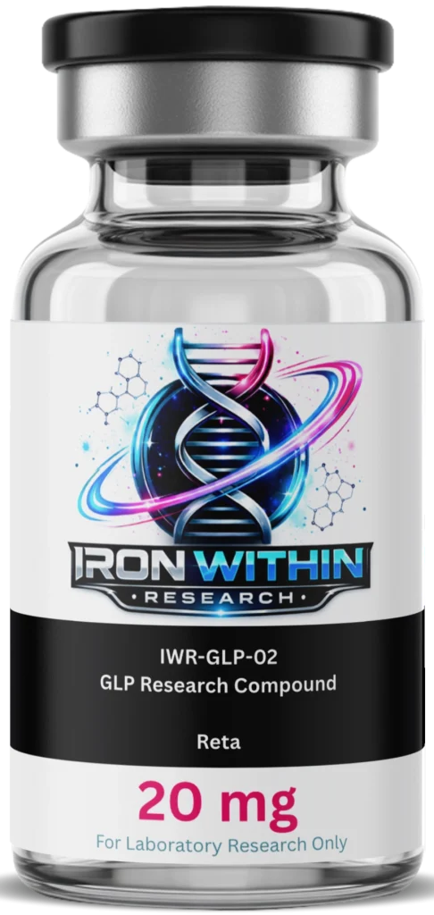 Retatrutide 20mg Triple Agonist GLP-1/GIP/Glucagon Research Peptide bottle