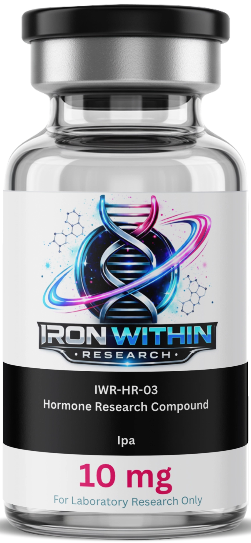 Ipamorelin 10mg Selective Growth Hormone Releasing Peptide bottle